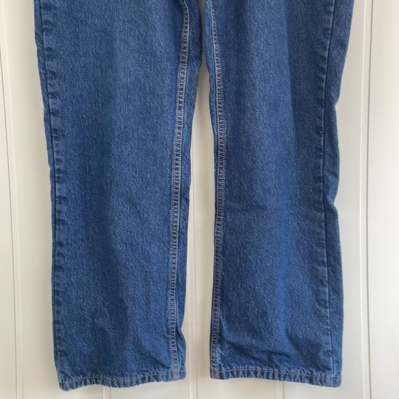 Cabela's Flannel Lined Straight Leg Jeans Women's Size 14 Short Cotton Zip Fly - Picture 7 of 16